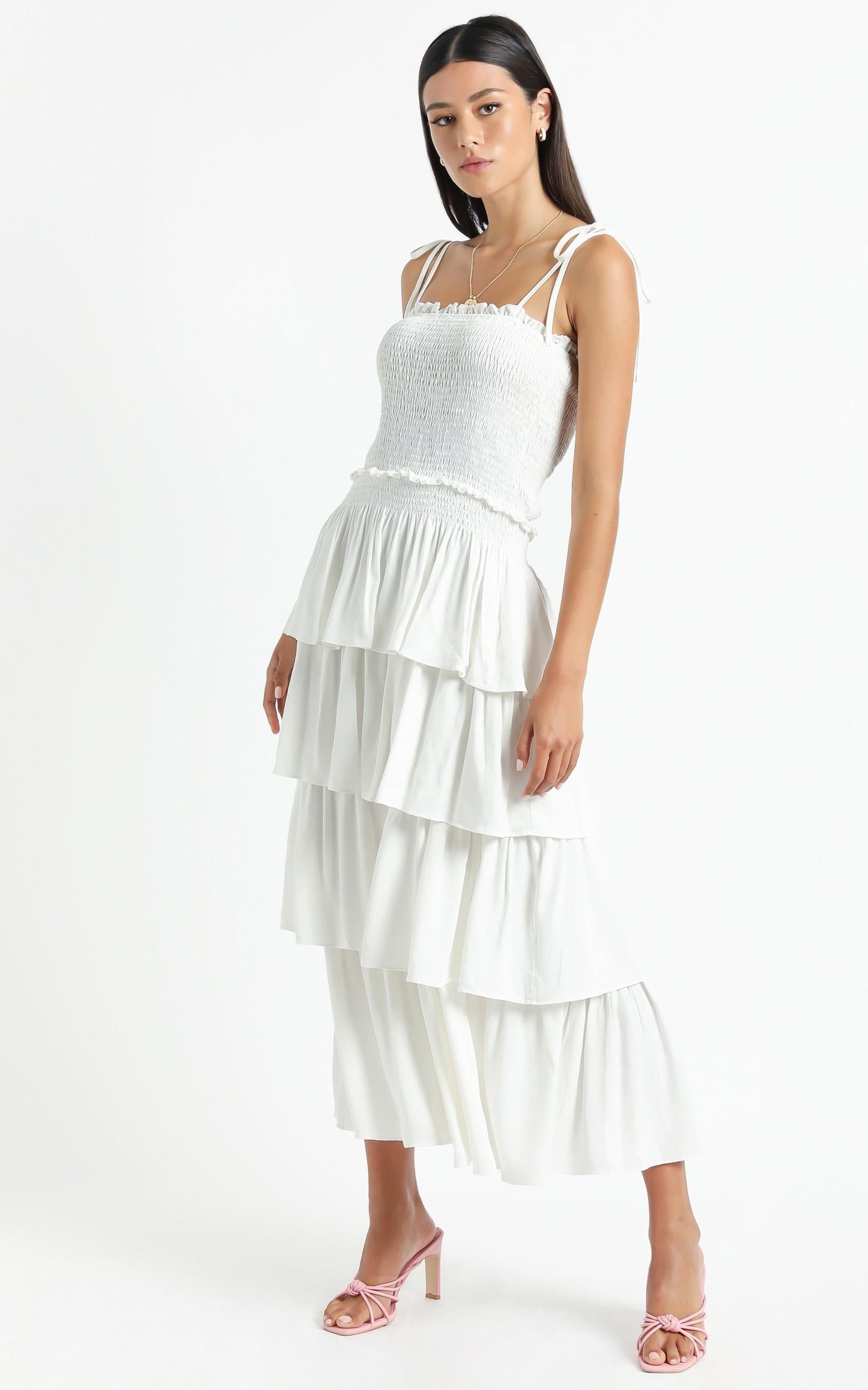 Kalli Dress in White