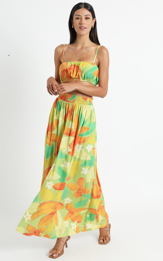Kauai Two Piece Set in Tropical Floral