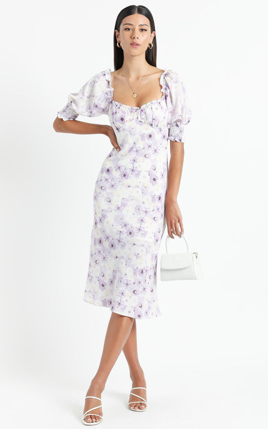 Missouri Dress in Lilac Floral