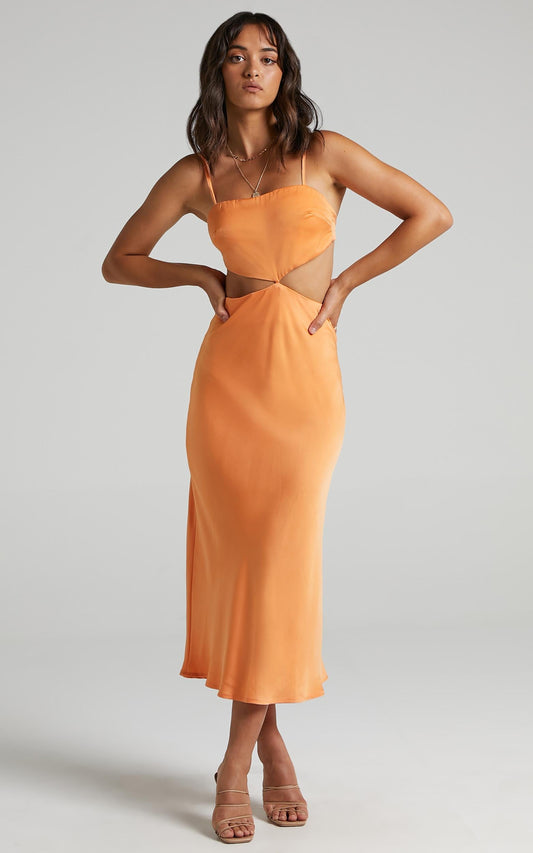 Kerley Dress in Orange