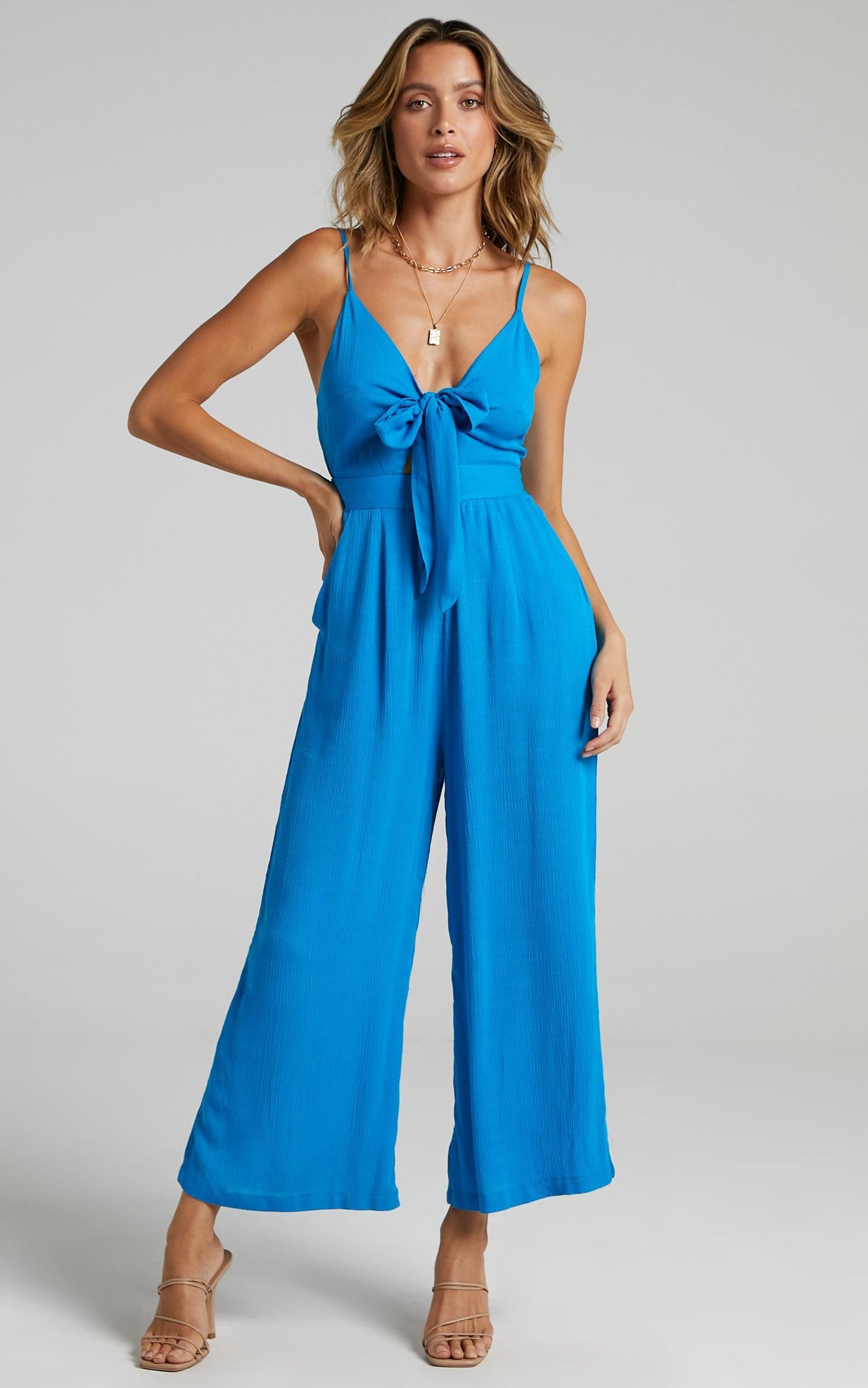 Renewed Jumpsuit in Cobalt