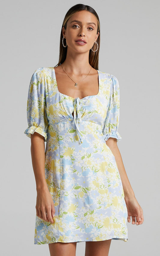 Svana Dress in Summer Petals