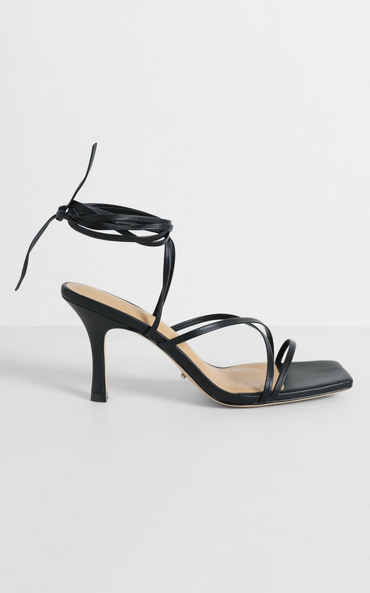 Tony Bianco - Caden Heels in Black Nappa