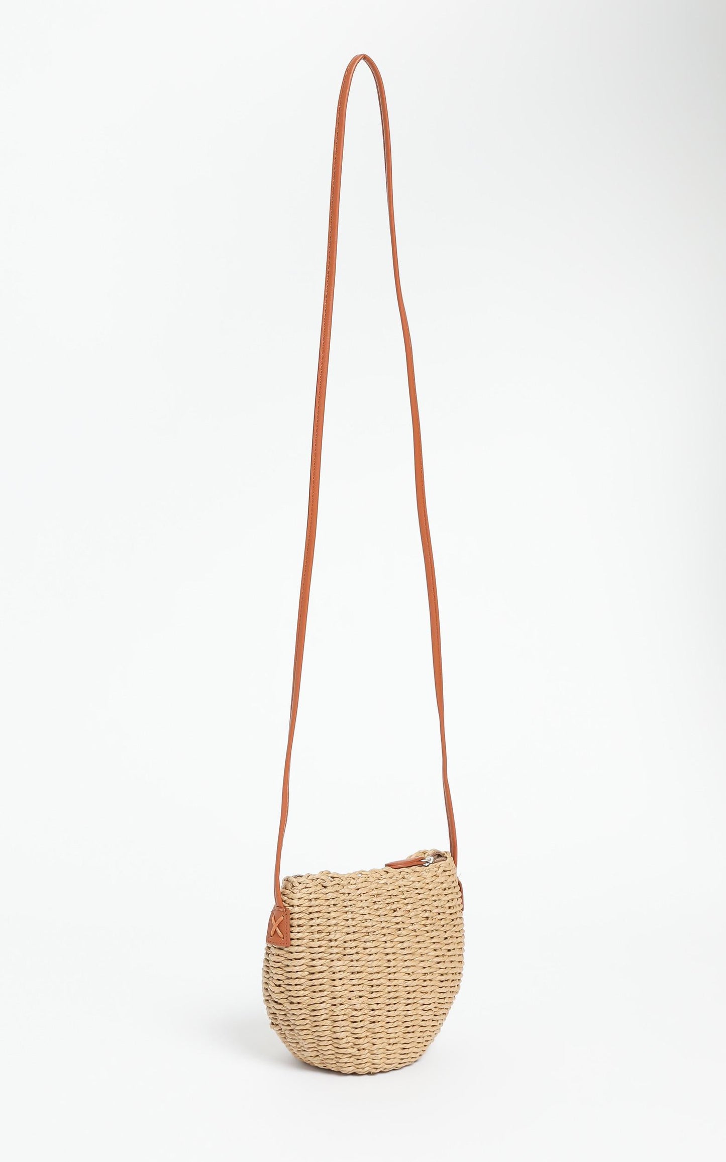 Valente Bag in Brown Straw