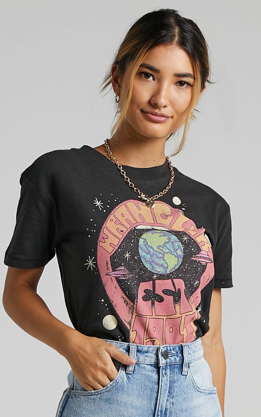 Wrangler - Hellhound Tee in Worn Black