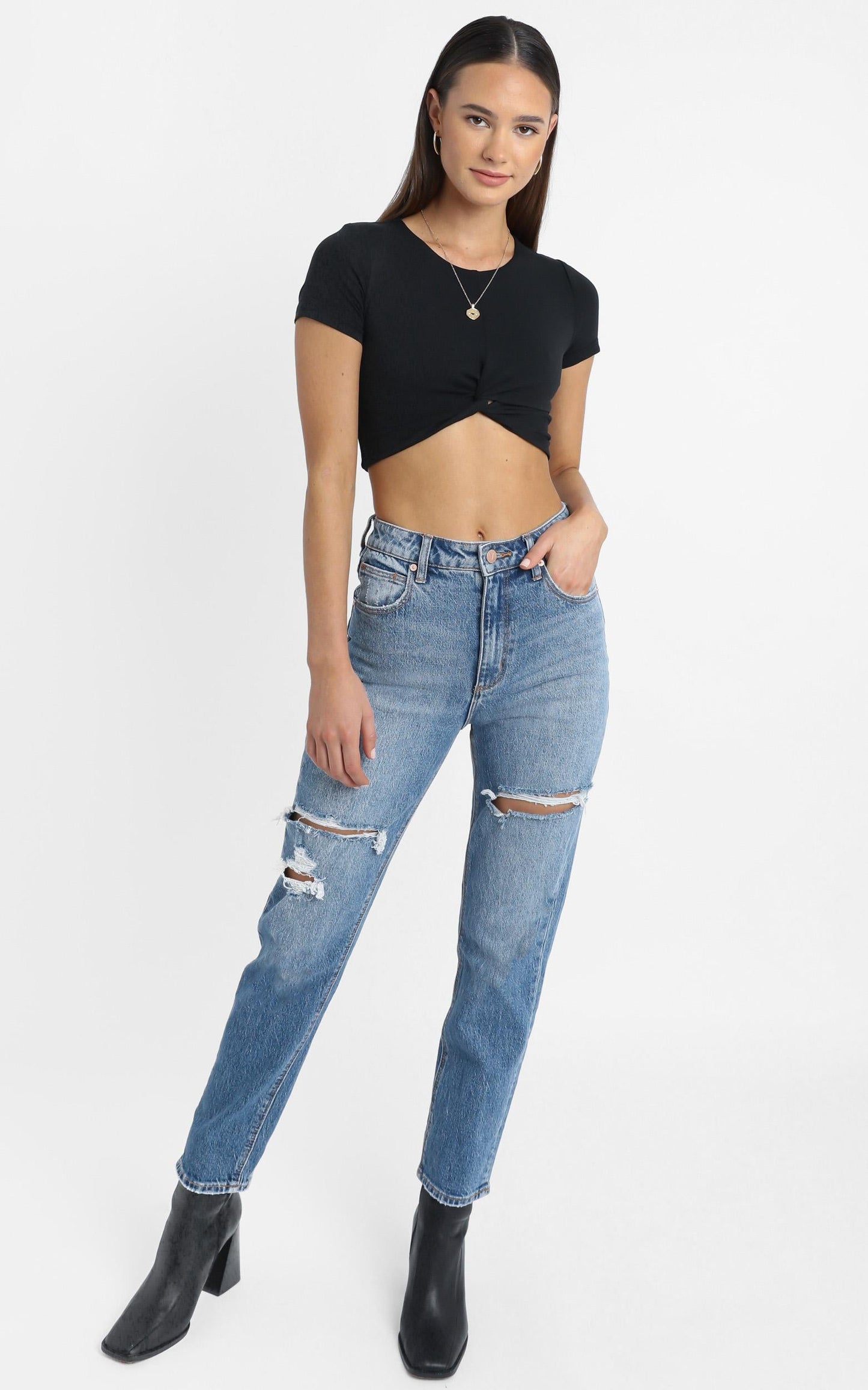 Leilani Top in Black
