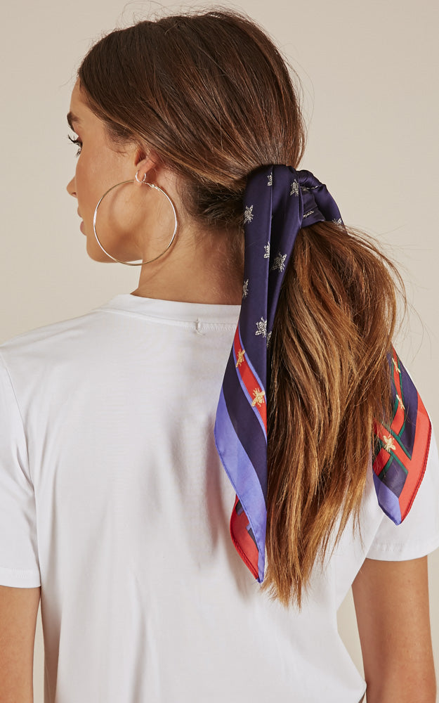 Santa Monica neck scarf in blue
