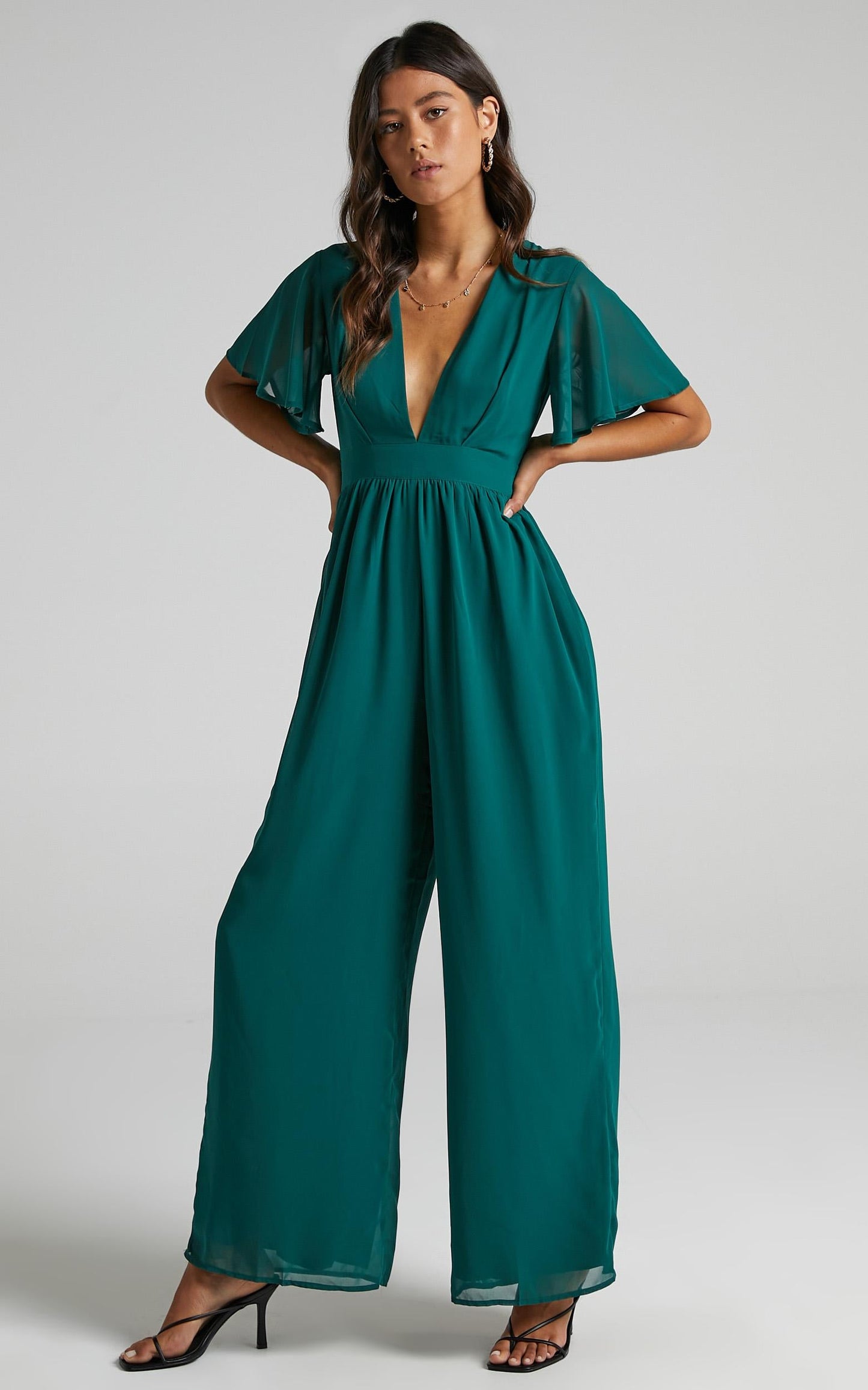 Baxter Jumpsuit in Emerald