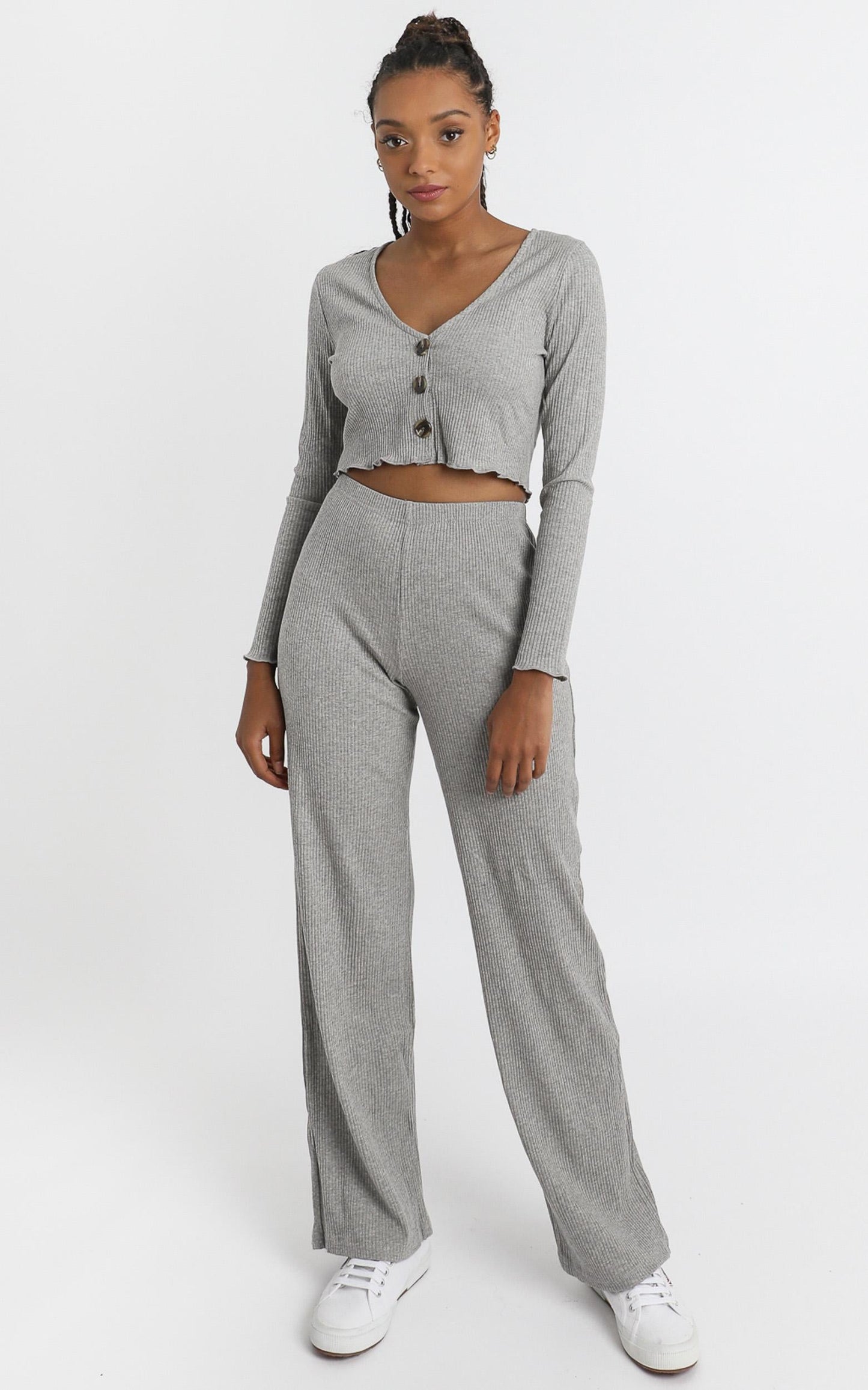 Bellamy Two Piece Set in Grey