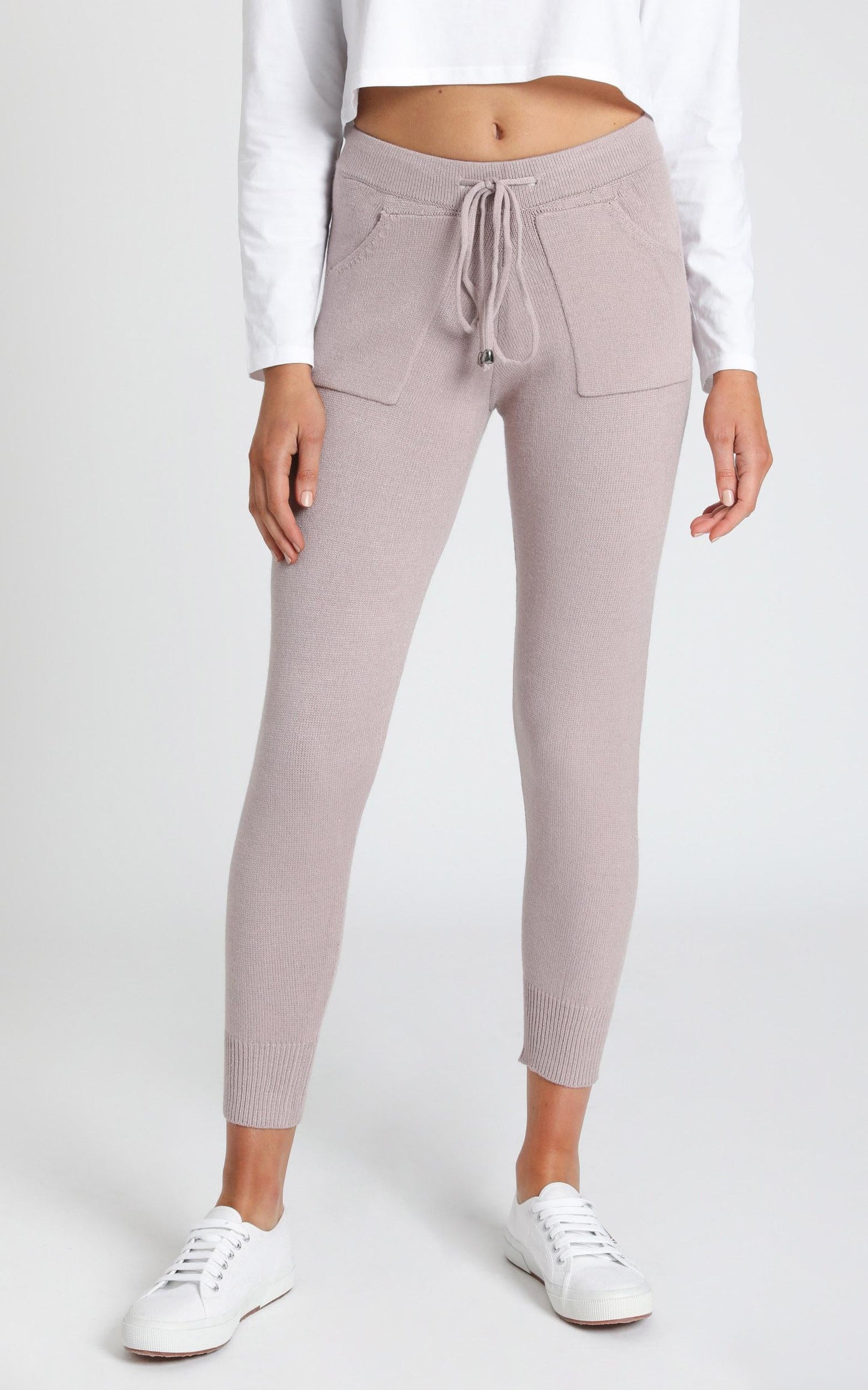 Lounge In Style Knit Pant in Mocha Marle