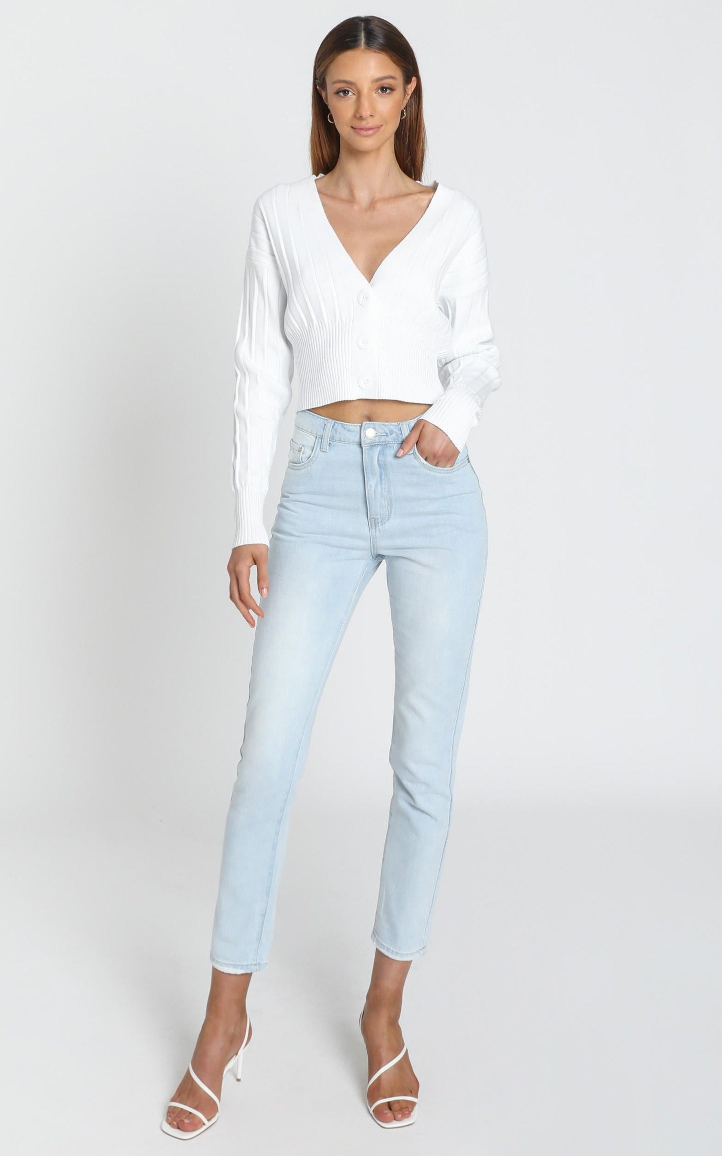 Una Jean in Light Blue Wash