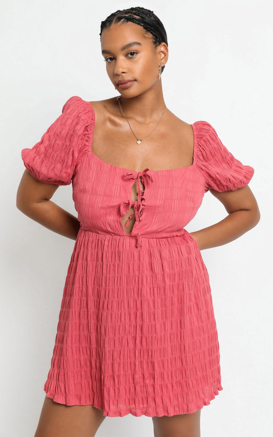 Mirabella Dress in Watermelon