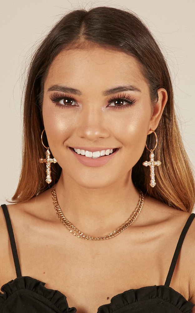 Dont Rush earrings in gold