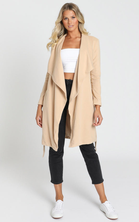Feeling Lucky Coat In Camel