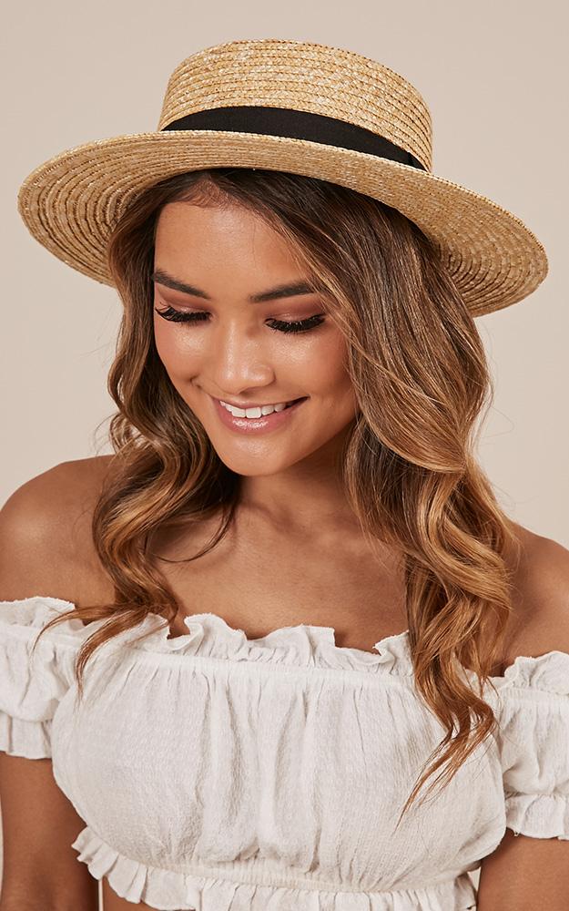 By The Harbour Hat in Natural and Black