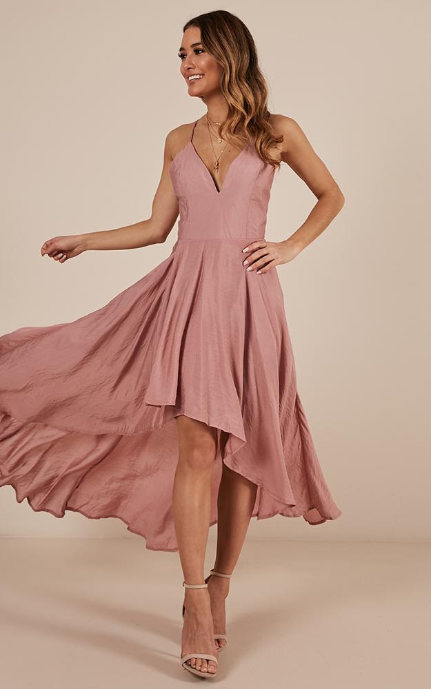Make You Smile Dress In Blush