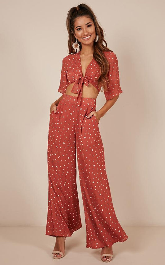 Let It Happen Pants In Rust Spot