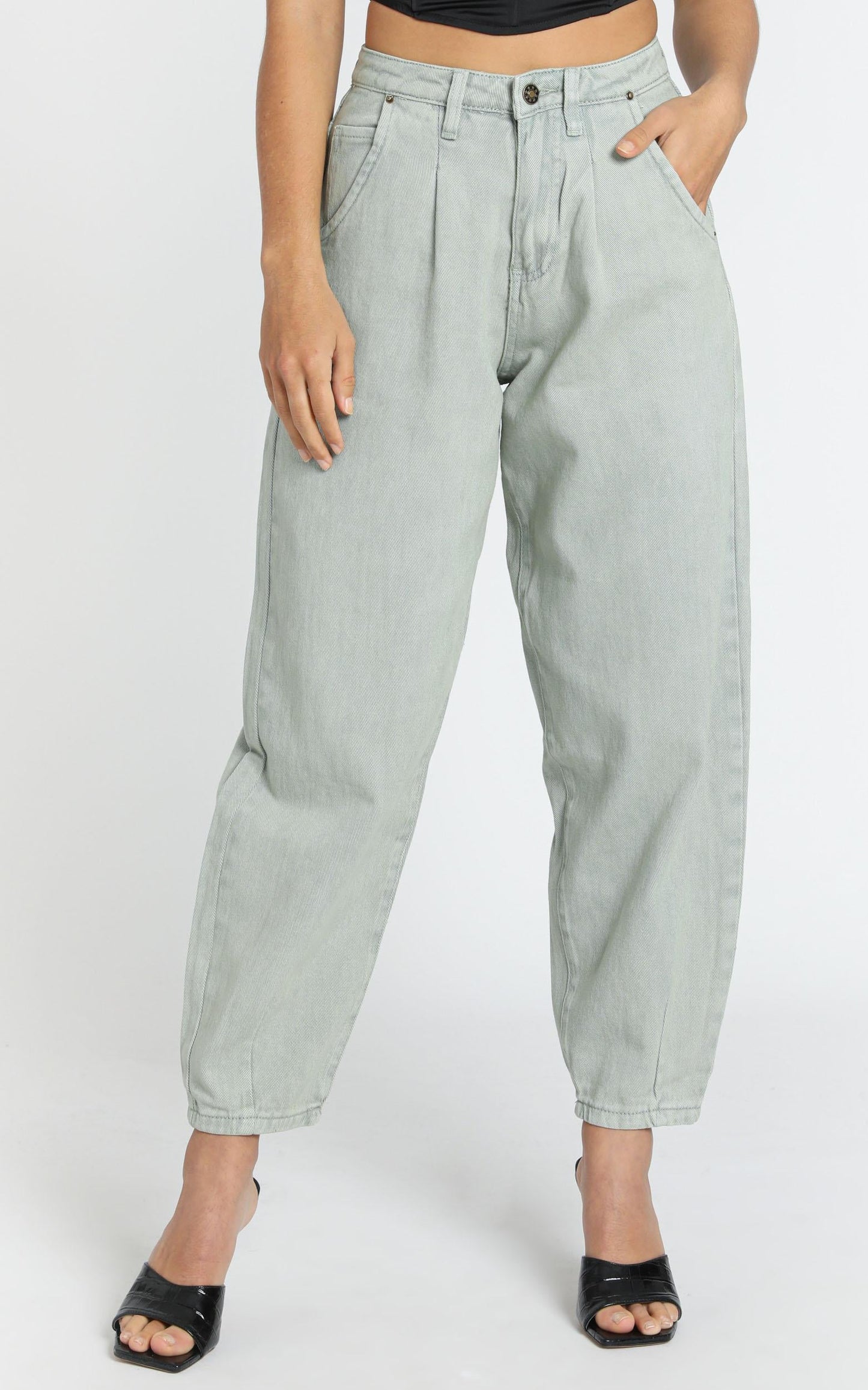Lioness - On My Way Denim Jean in Sage Wash