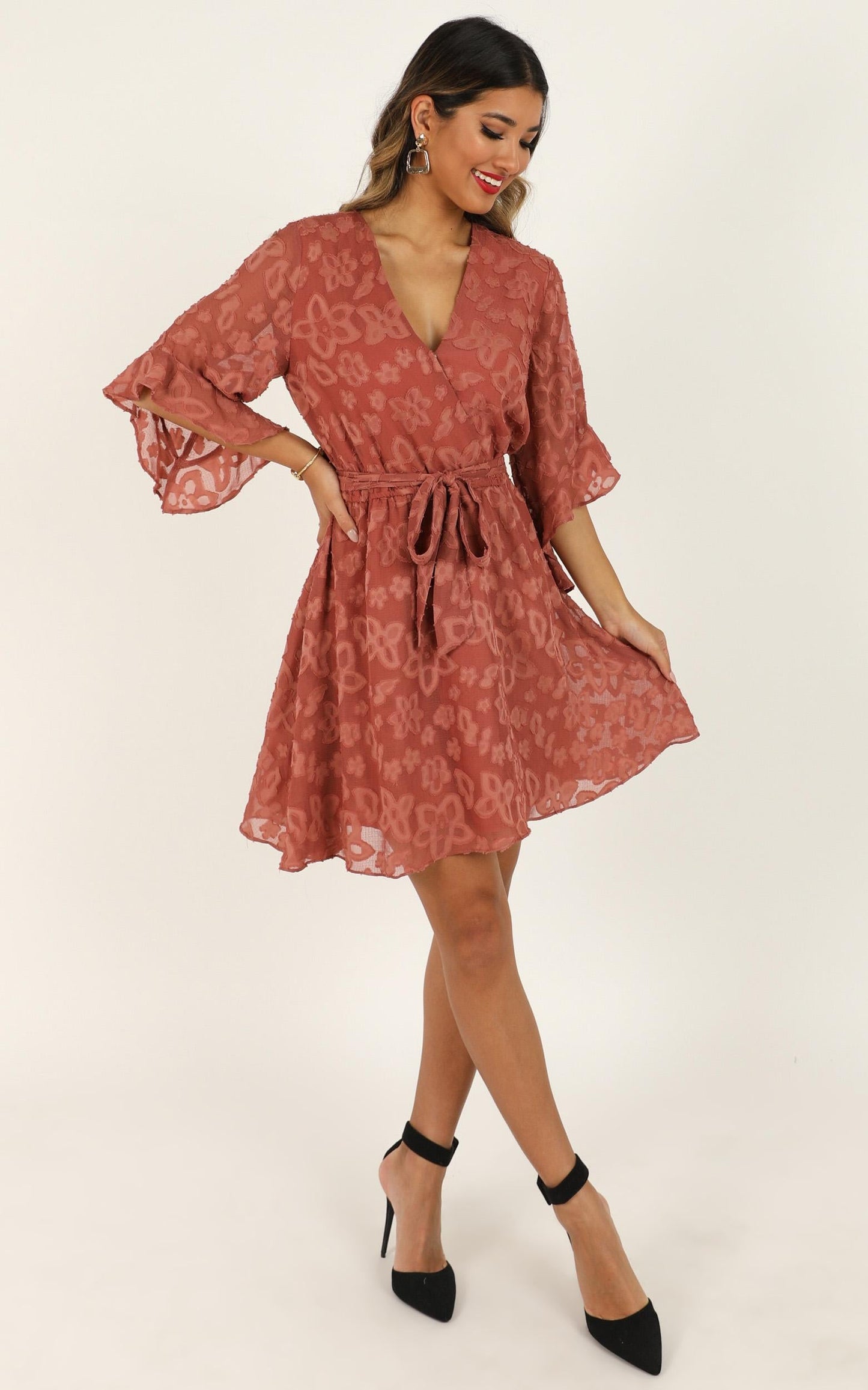 Everyday People Dress in Blush