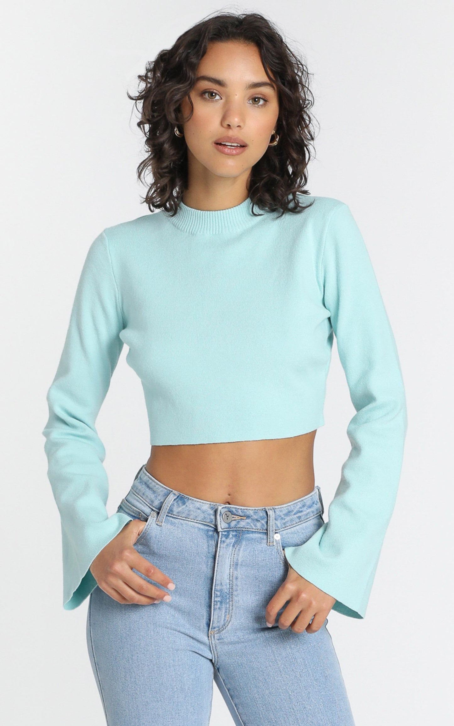Endless Memories Knit Jumper in Sea Blue