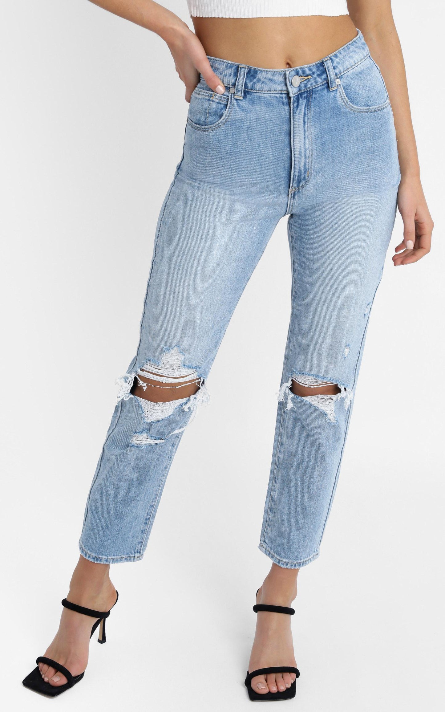 Abrand - A 94 High Slim Jean in Wildlife