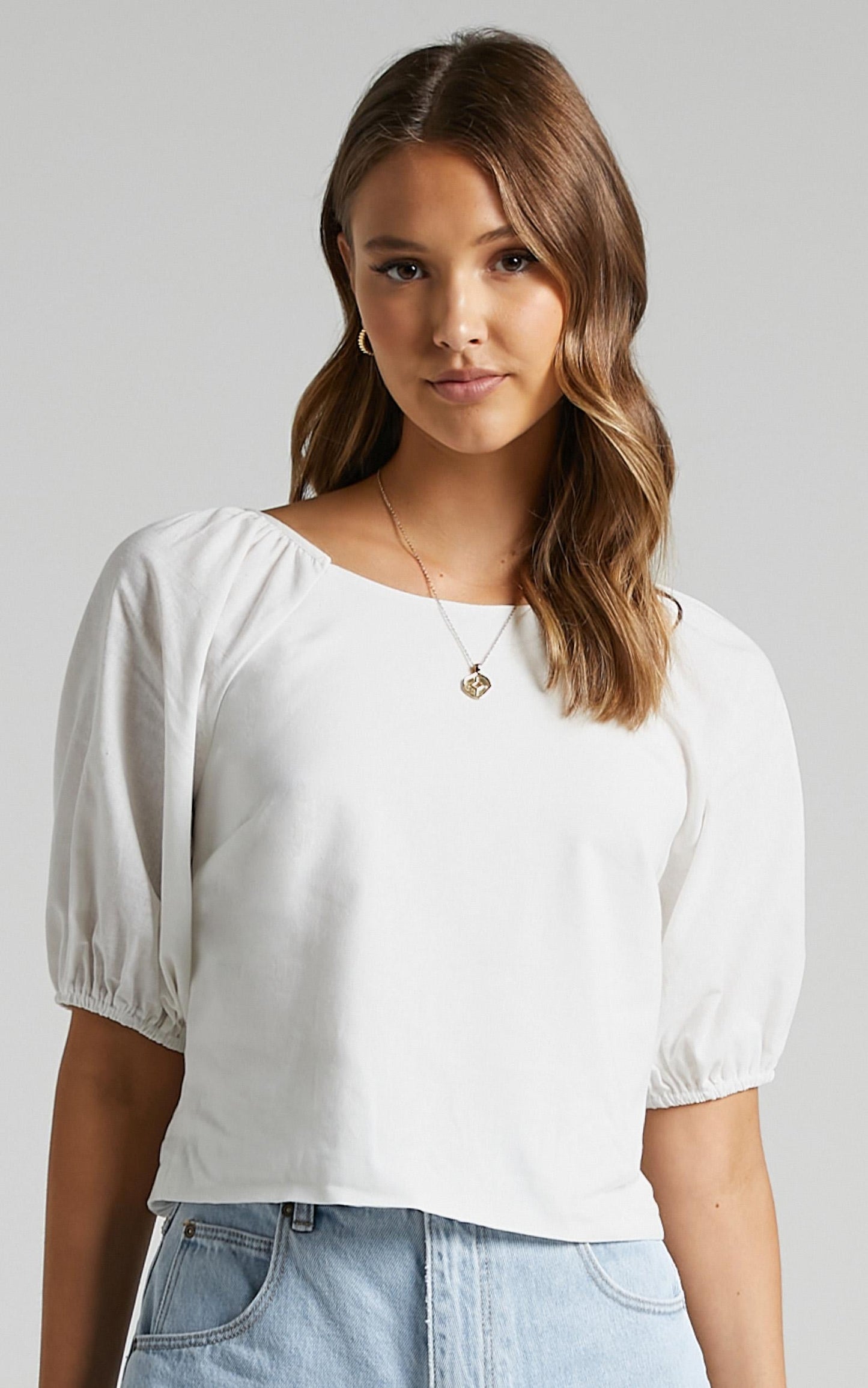 Riku Top in White