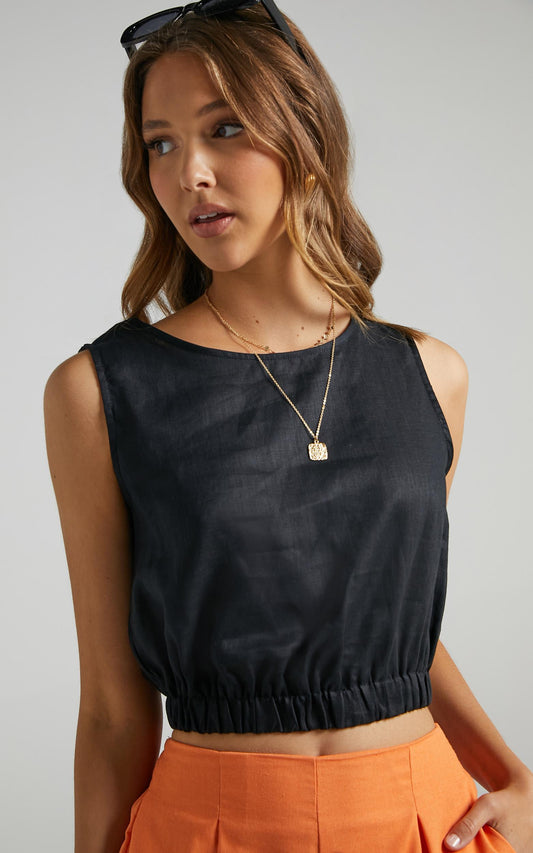 Telisa Top in Black