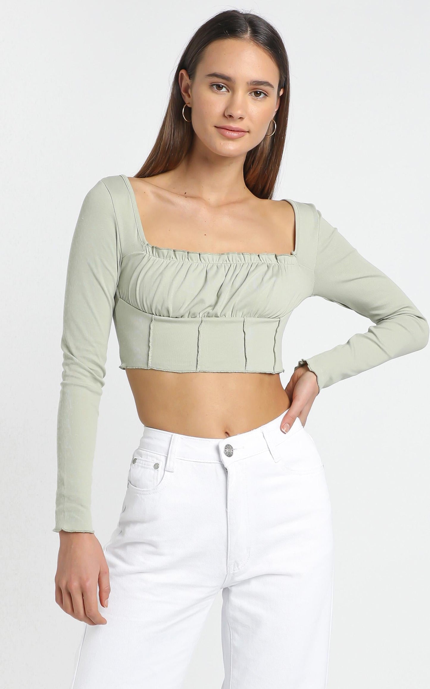 Antonio Top in Light Khaki