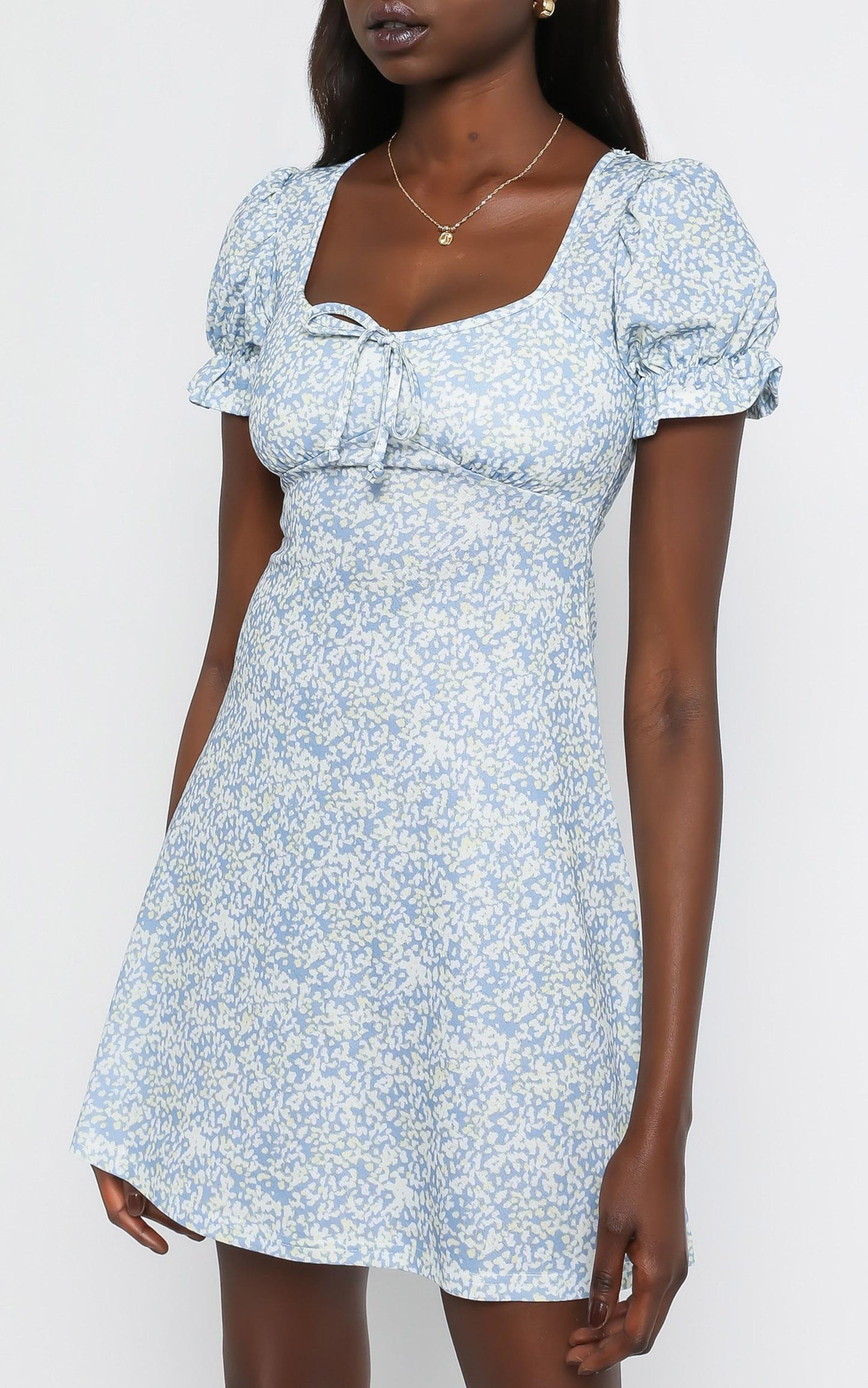 Beau Dress in Blue Floral