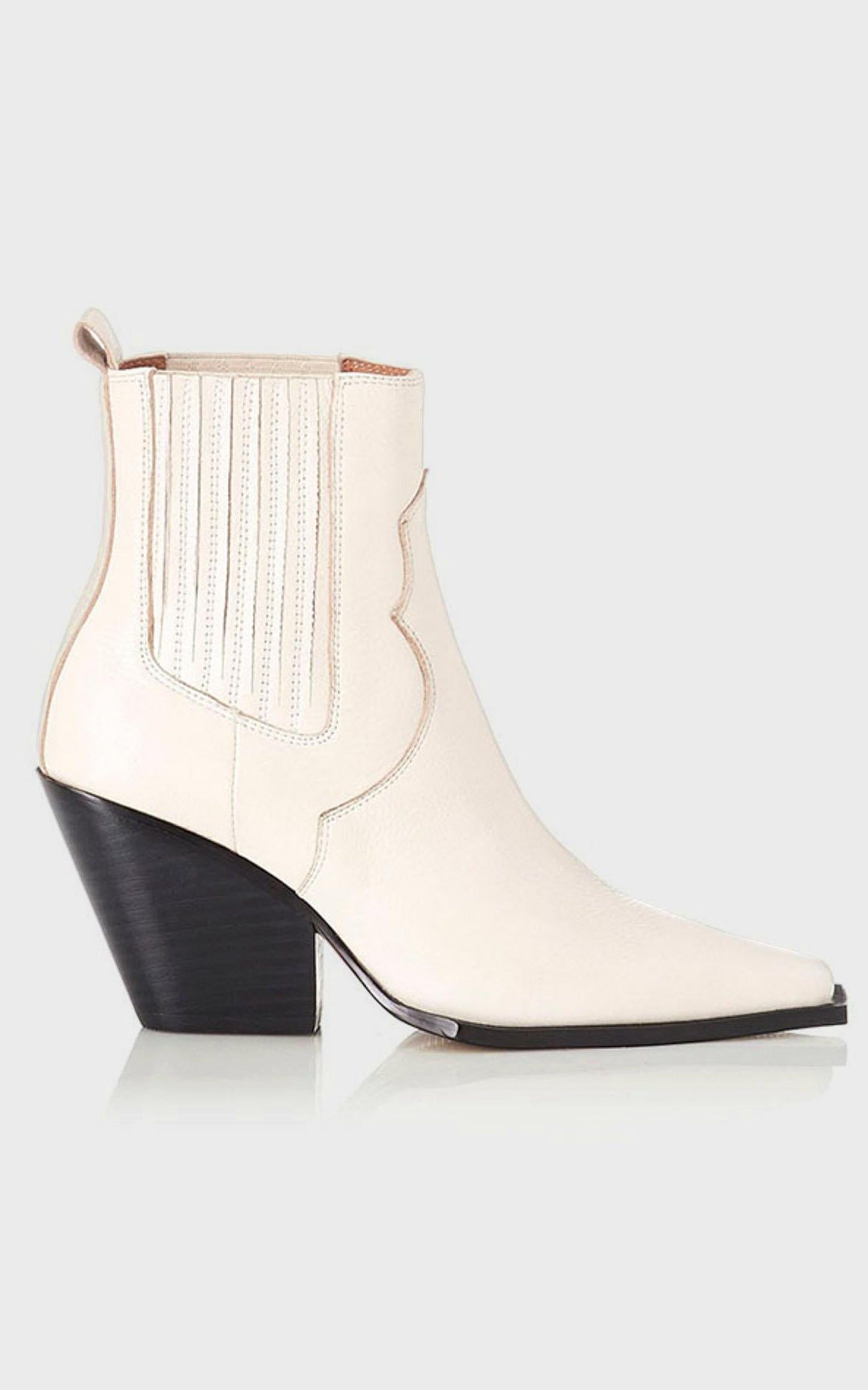 Alias Mae - Belle Boots in Bone Leather