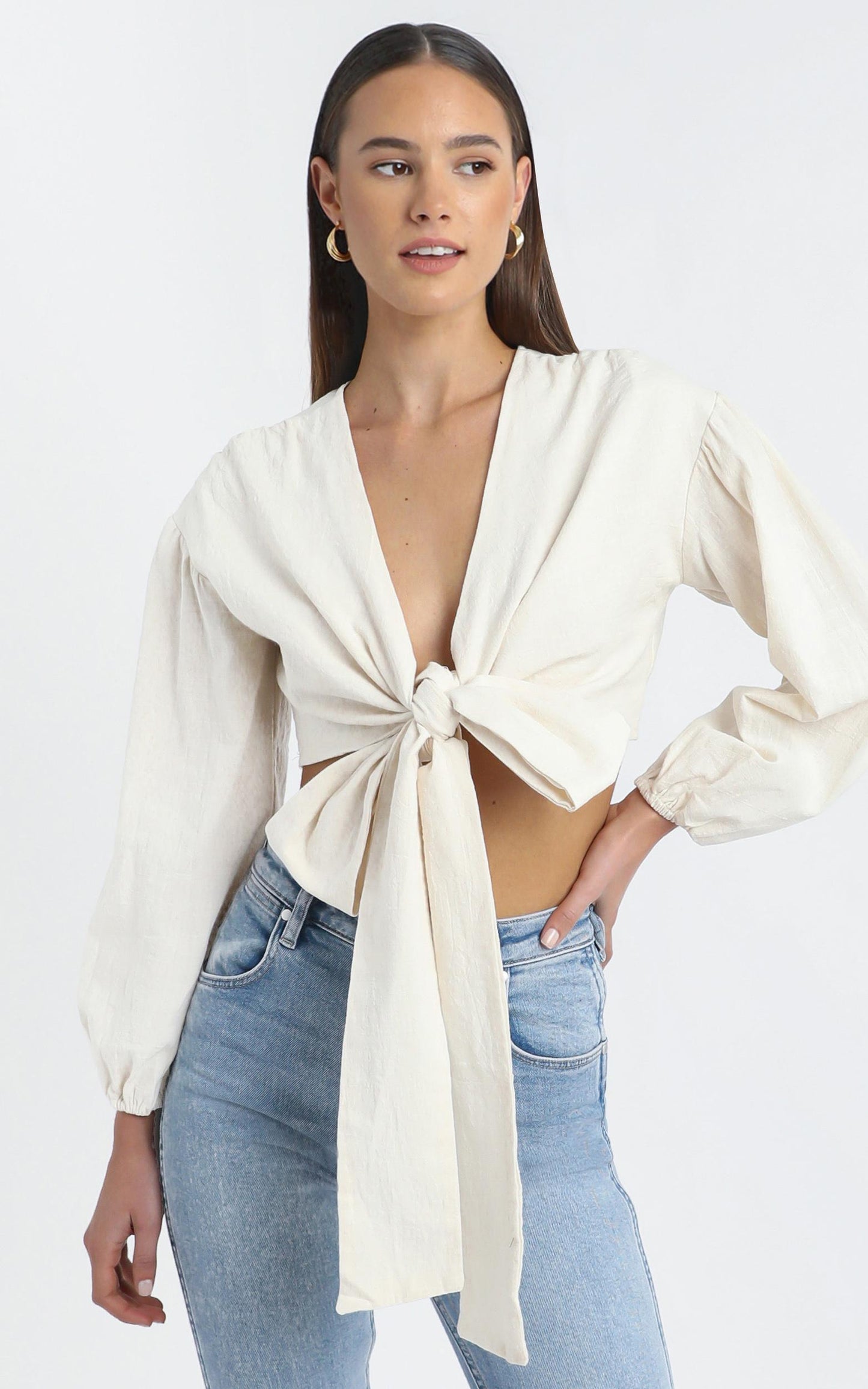 Camilla Top in Cream