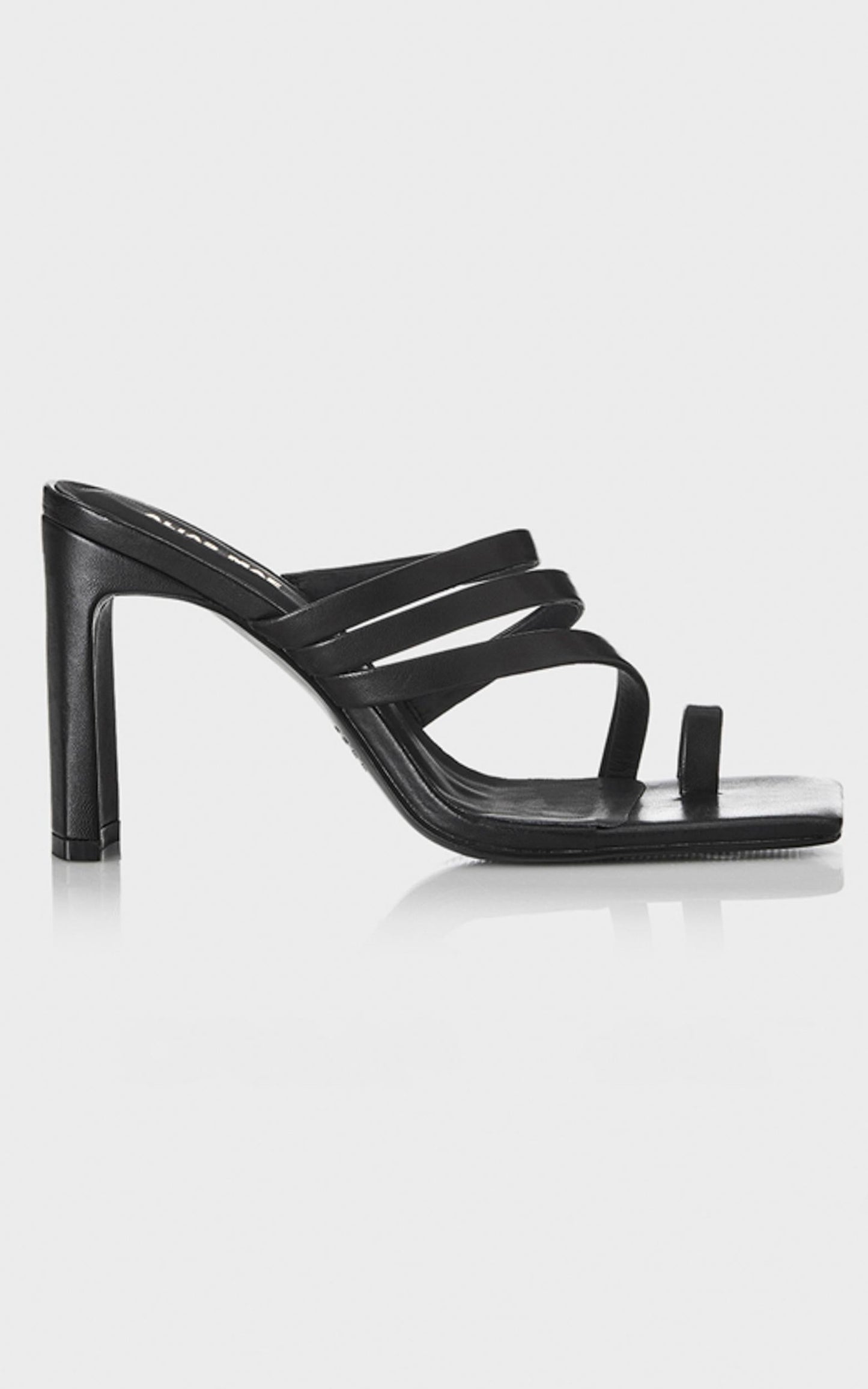 Alias Mae - Carrie Heels in Black Leather