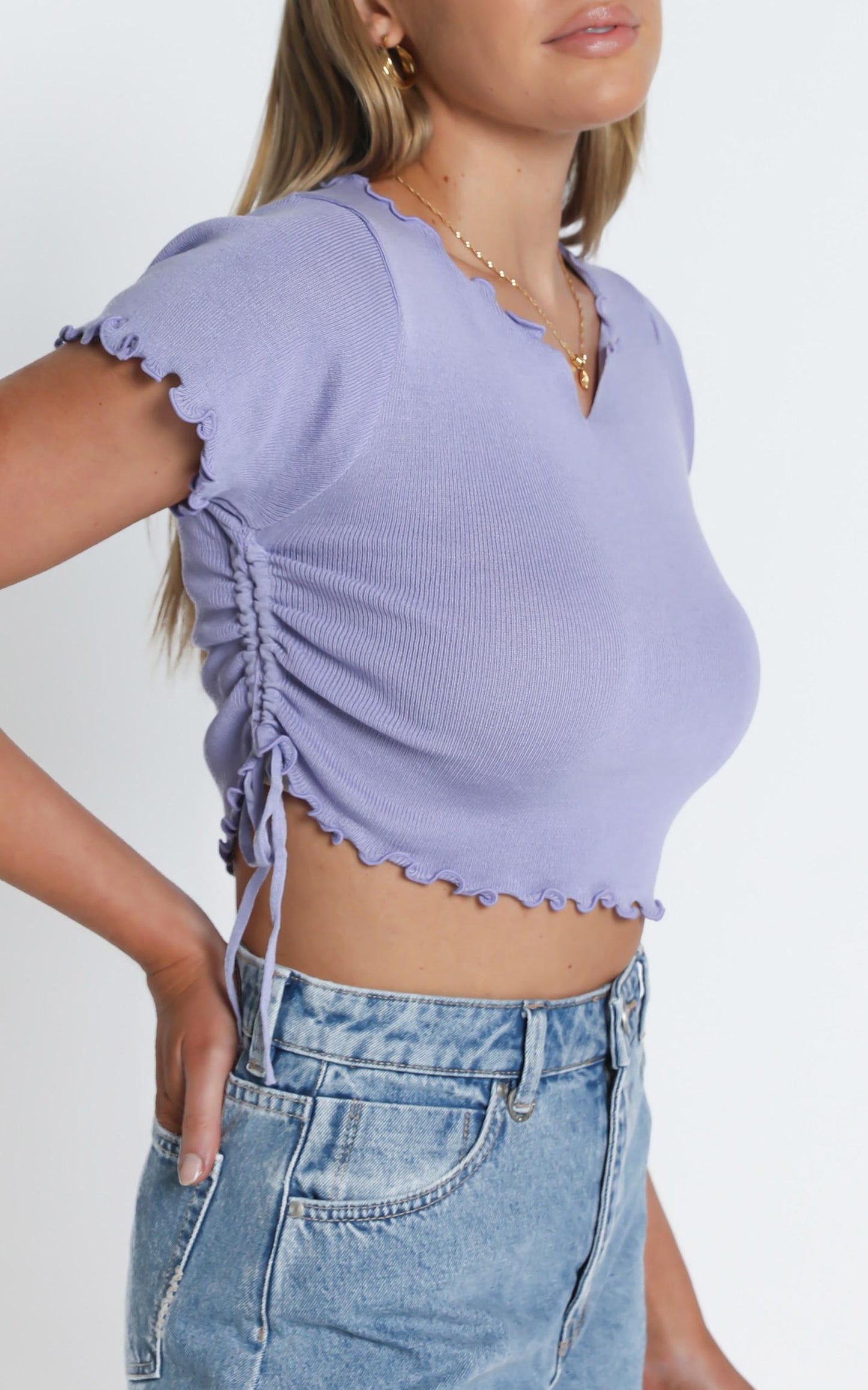 Bridie Top in Blue