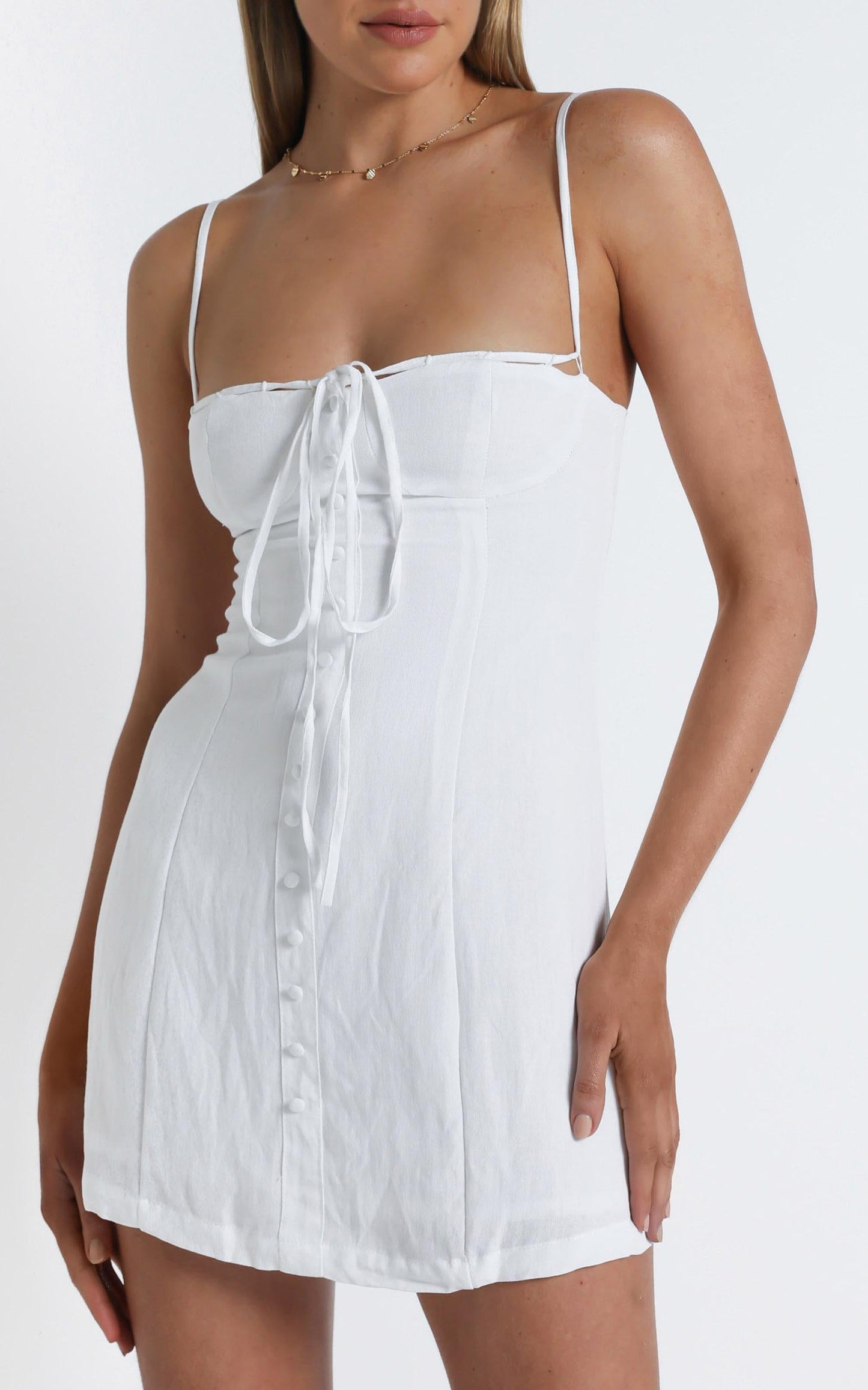 Elwood Dress in White