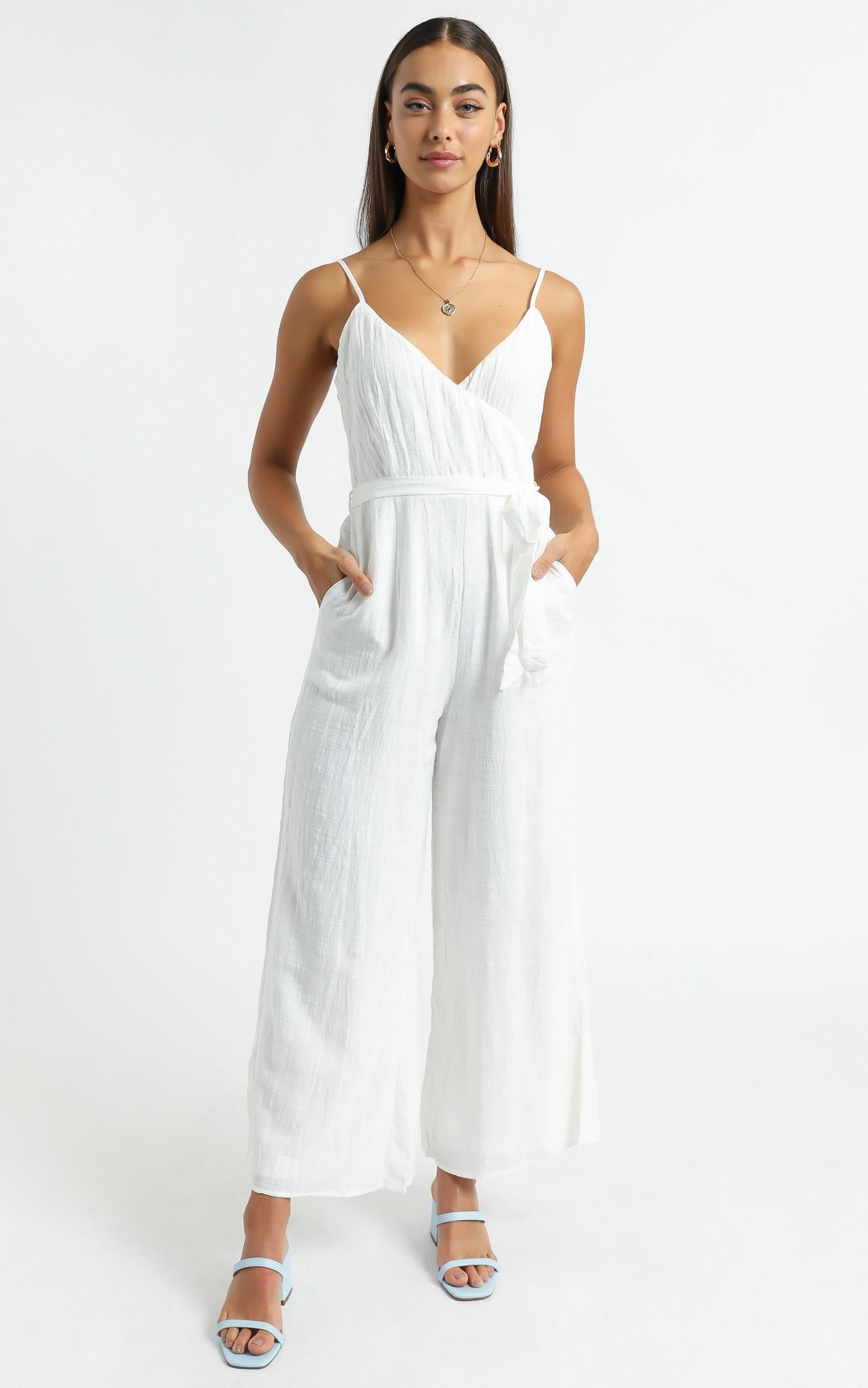 Farah Jumpsuit in White