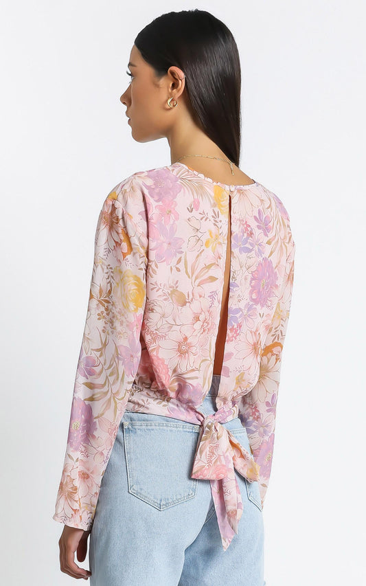 Grecia Top in Vintage Floral