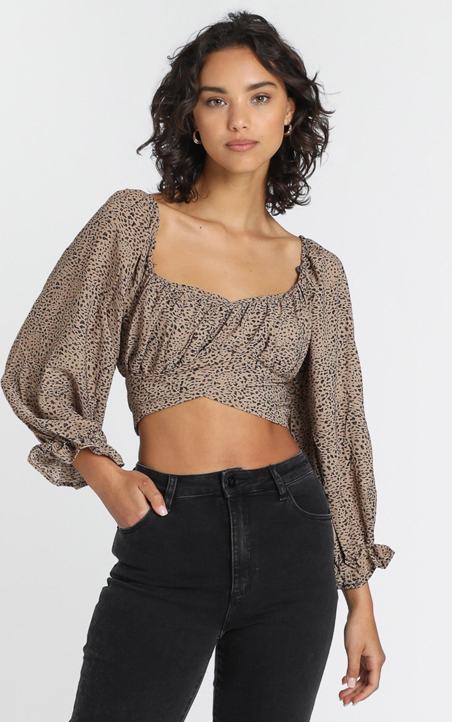 Jaimee Top in Leopard
