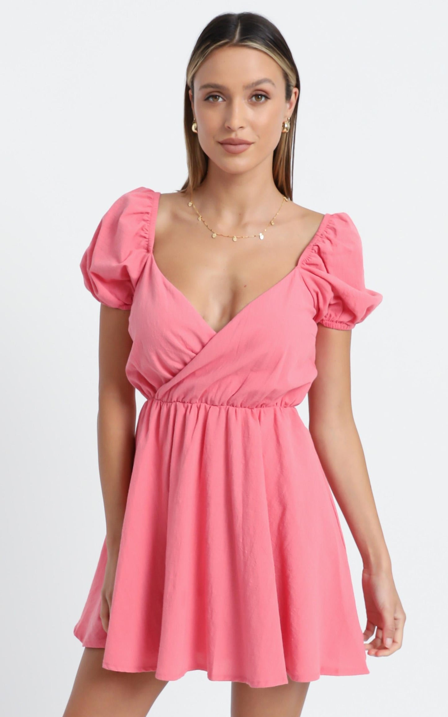 Kamali Dress in Coral