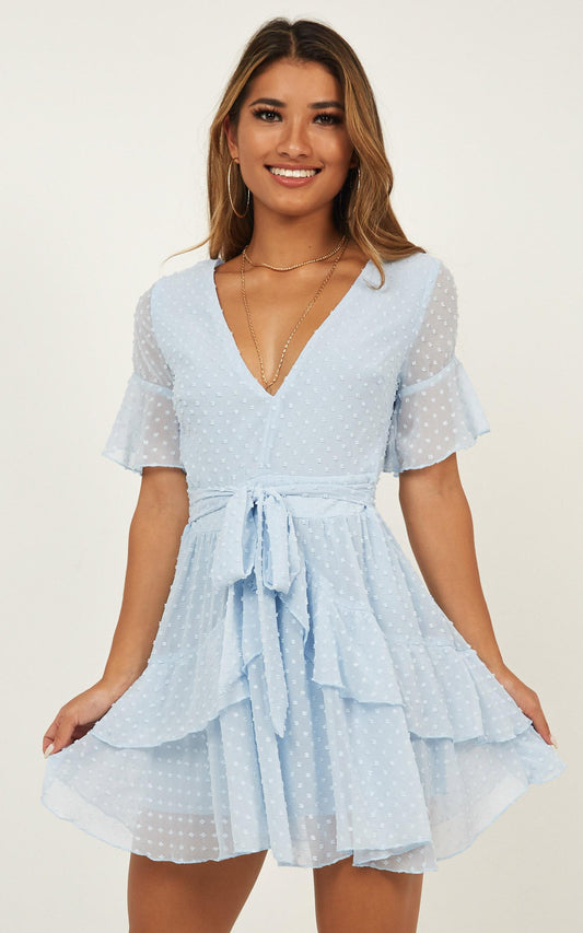 Know What You Want Dress In Blue