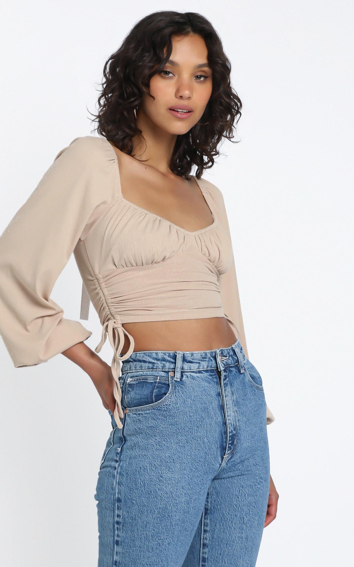 Koko Top in Tan