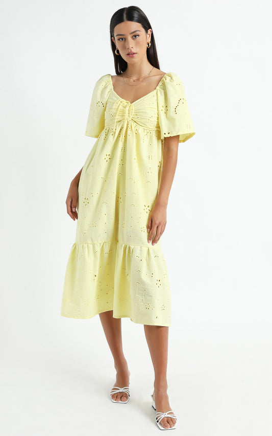 Lillianna Dress in Yellow