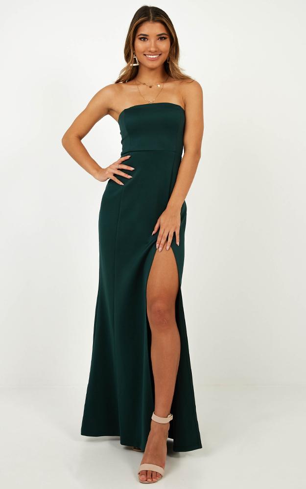 Look Sharp Dress In Emerald