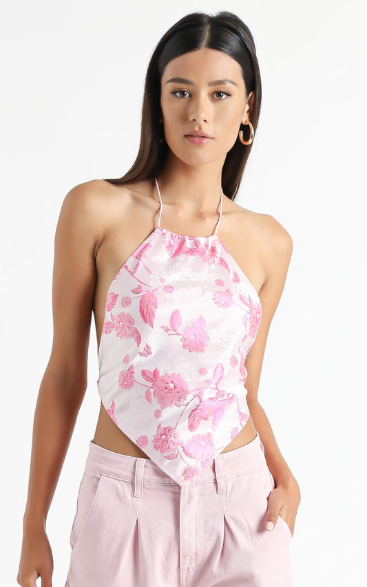 Lioness - Salute Halter Top in Pink