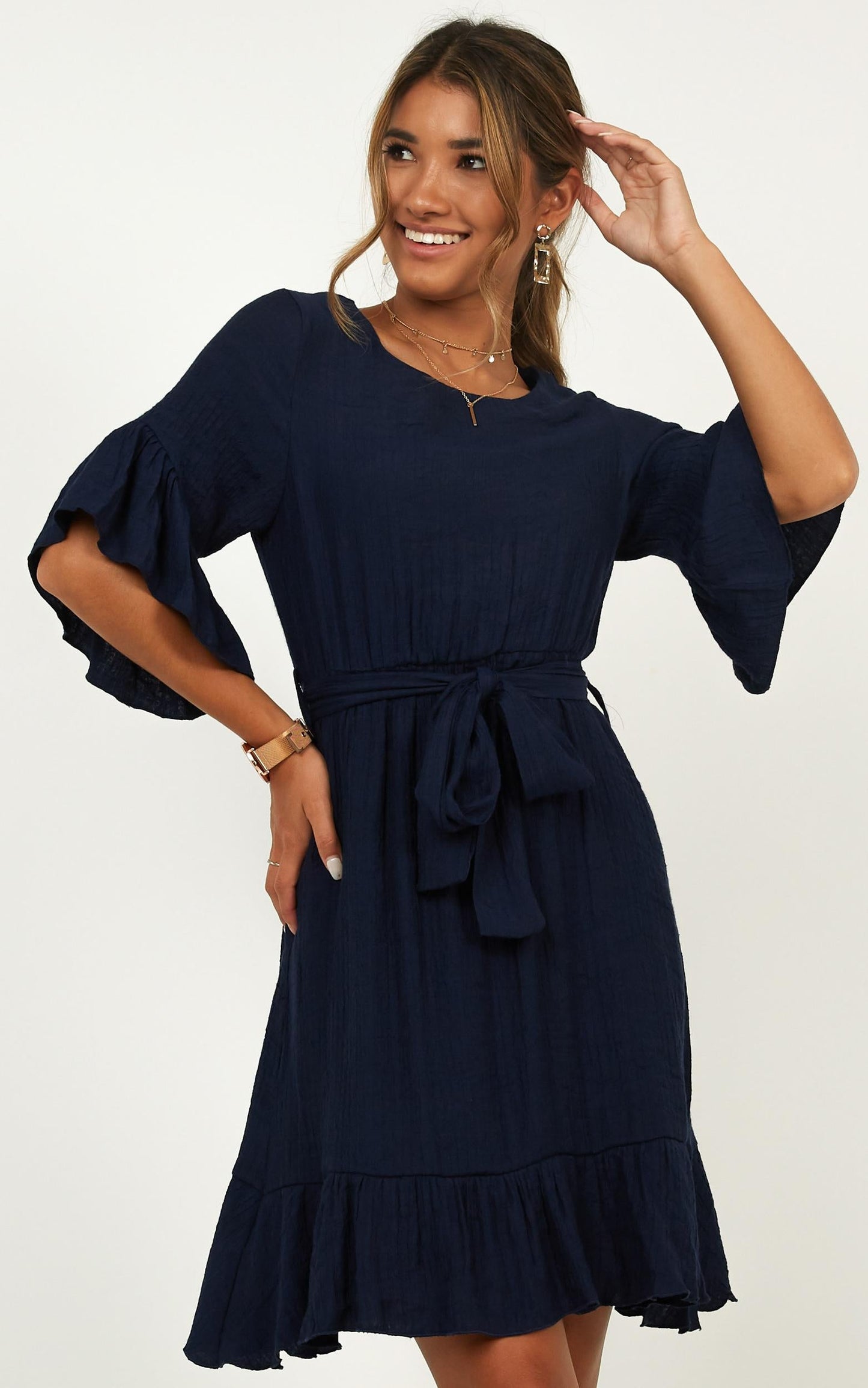 Mentor Dress In Navy