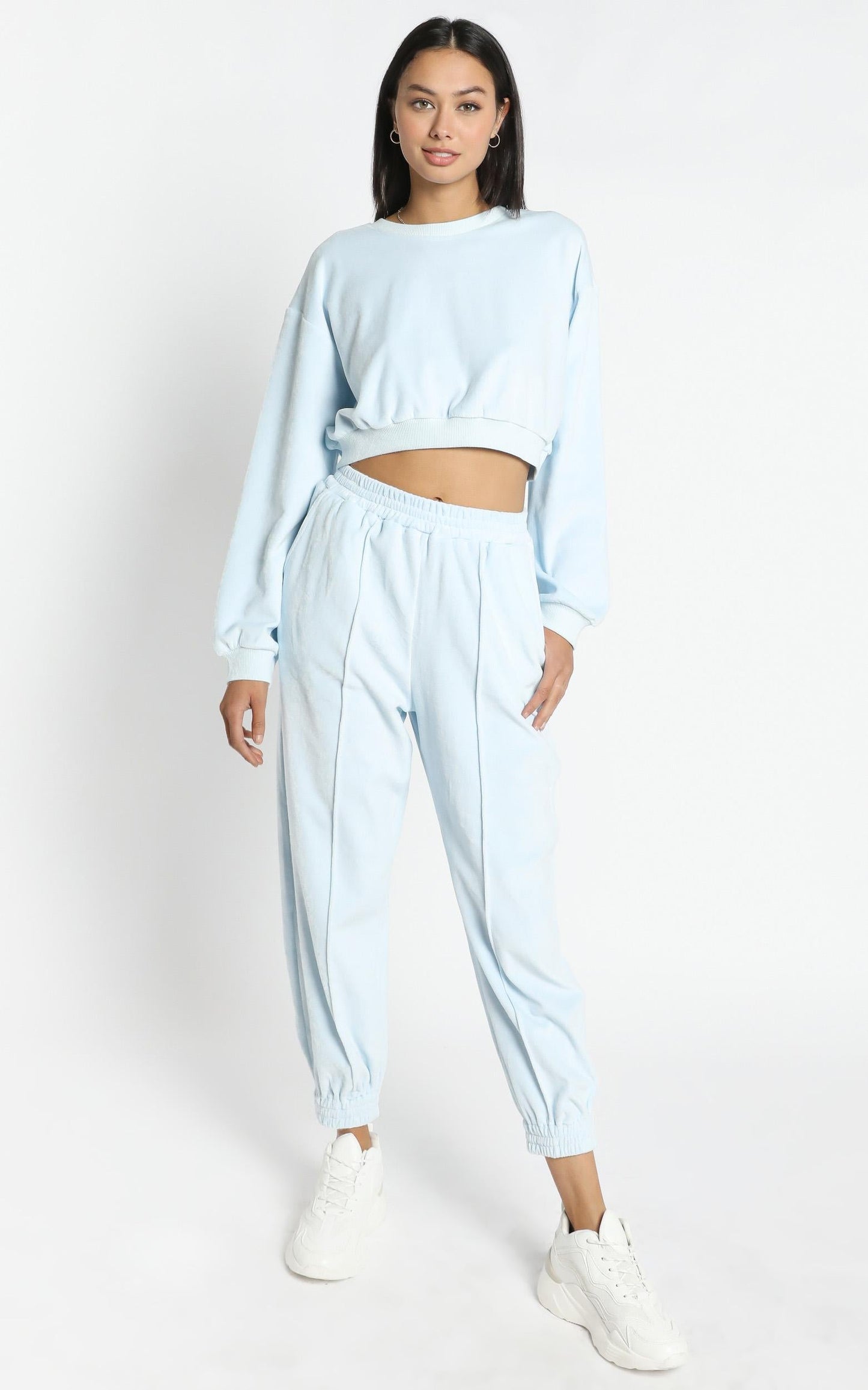 Merrick Sweat Pants in Pastel Blue