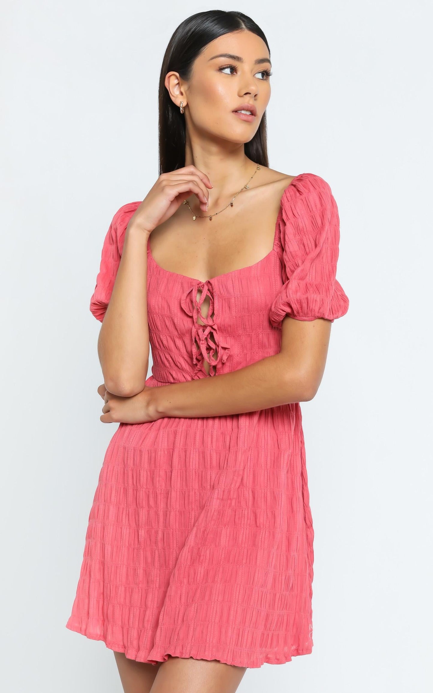 Mirabella Dress in Watermelon