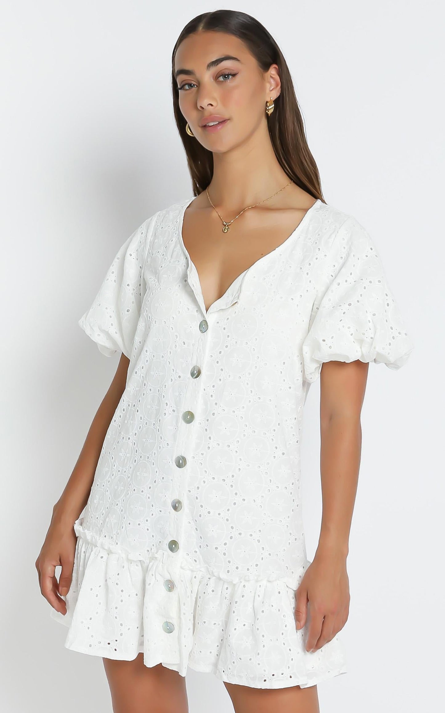 Cailyn Dress in White