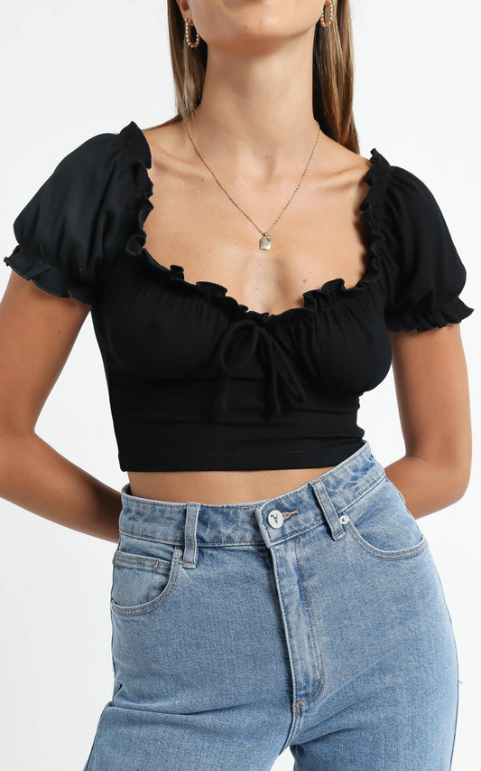 Parsons Top in Black