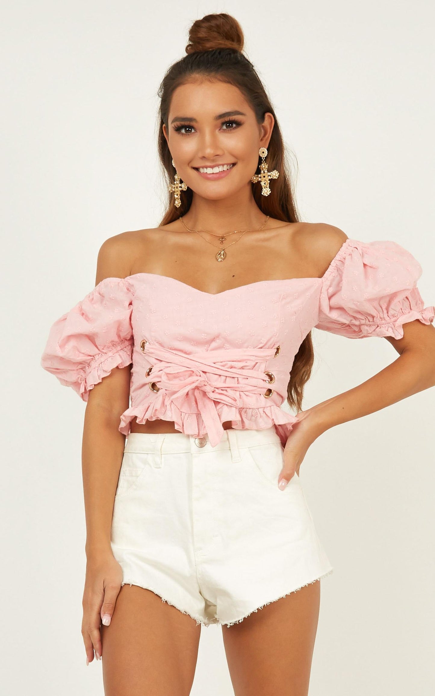 Natural Pretty Top In Blush