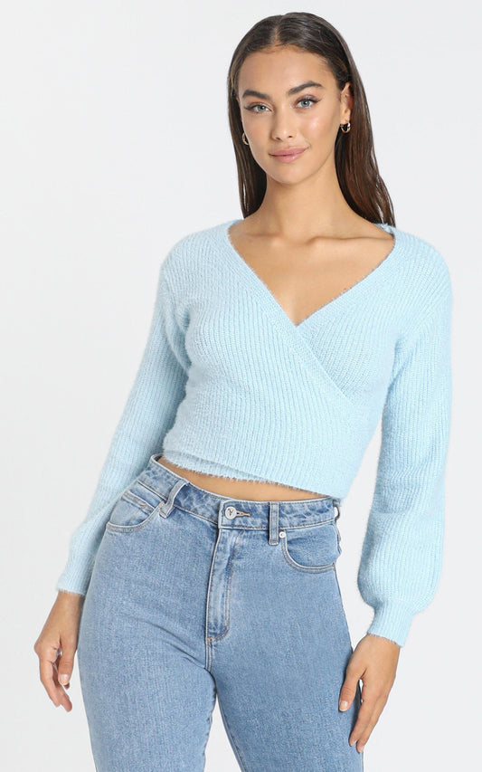 Peigi Knit in Pale Blue